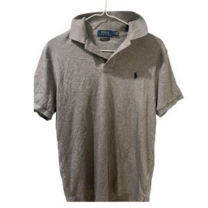 Grey Polo Short-sleeve Shirt